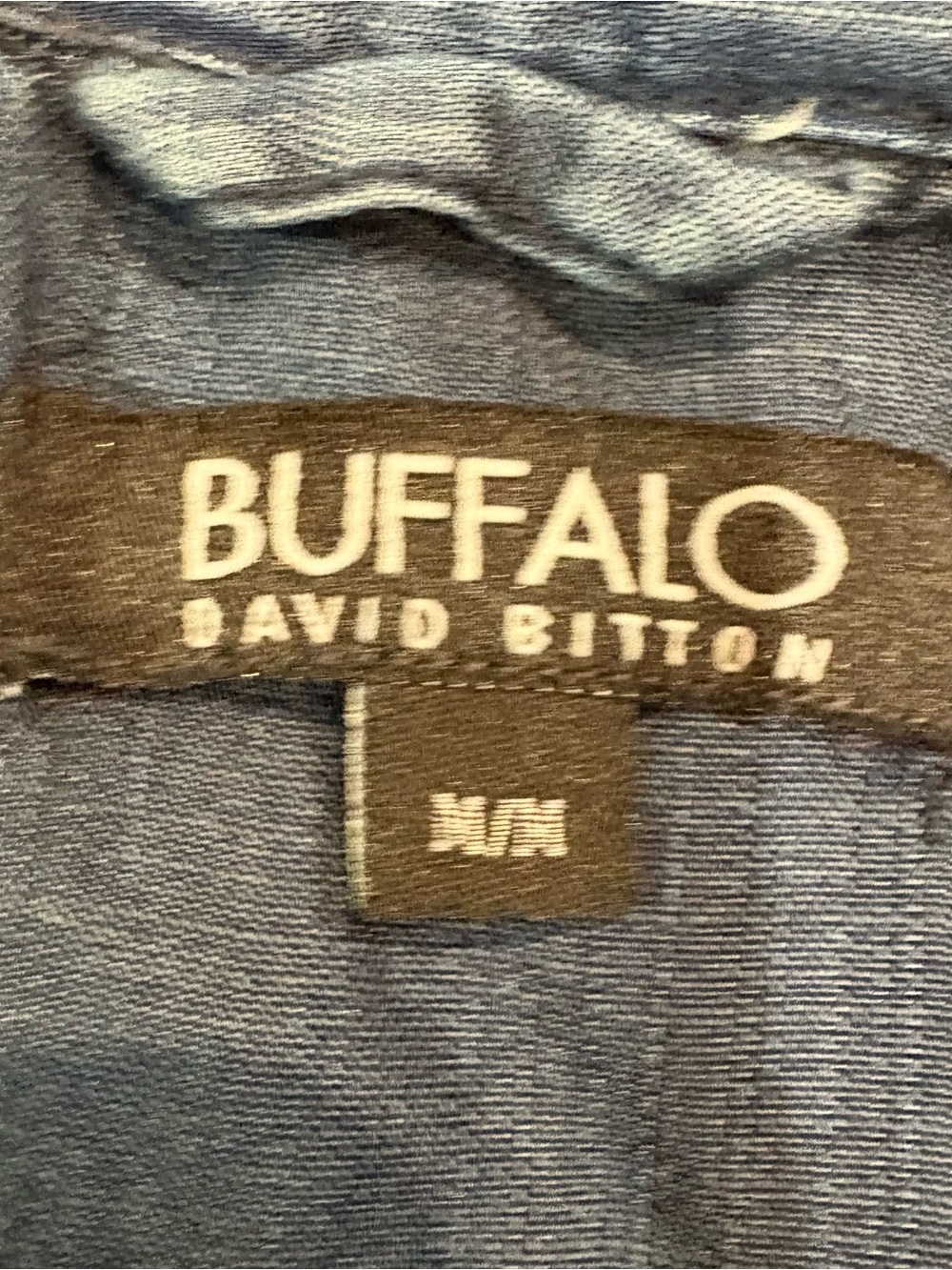 Buffalo David Bitton Soft Lightweight Denim Shirt Womens M - Picture 3 of 9
